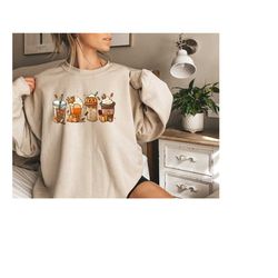 fall coffee sweatshirt,vintage thanksgiving sweatshirt,fall sweatshirt,pumpkin spice sweatshirt,thanksgiving gift,coffee
