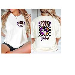 comfort colors spooky vibes shirt,halloween shirt,halloween sweatshirt,spooky shirt,halloween gift,spooky season shirt,h