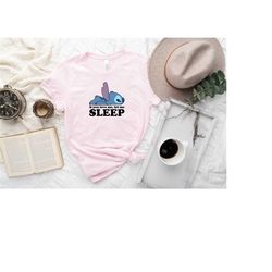 disney if you love me let me sleep shirt, disney stitch shirt sweatshirt hoodie, tired stitch shirt, disney family tee,