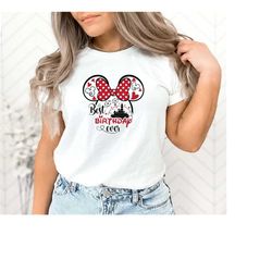 disney best birthday ever minnie head shirt, disney birthday shirt sweatshirt hoodie, disney family shirt, disney castle