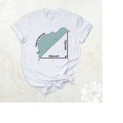 funny math teacher t shirt, funny hippopotenuse shirt, geometry teacher shirt, math nerd gift, christmas gift, math teac