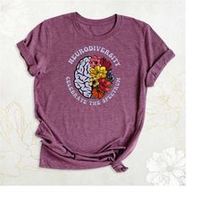 neurodiversity shirt, autism awareness shirt, special education shirt, neurodiversity celebrate the spectrum tee, autism