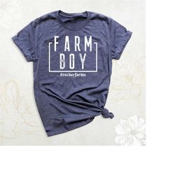personalized farm t-shirt, farm name shirt, farm boy shirt, farmer shirt, farm life shirt, farm family matching shirt, f