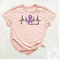 pancreatic cancer shirt, purple ribbon shirt, pancreatic cancer awareness tee, pancreatic cancer warrior shirt, pancreat