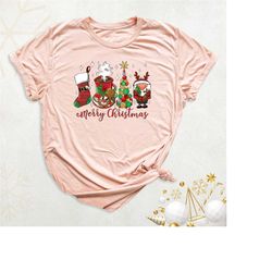 merry christmas coffee shirt, cute christmas cookie shirt, santa stocking shirt, christmas family vacation winter tee, c