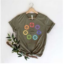 seven chakras shirt, meditation shirt, chakra affirmation shirt, chakra dtf transfer, ready to press dtf print, yoga lov