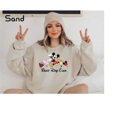 disney best day ever sweatshirt, disney sweatshirt, disney world sweatshirt, disneyland sweatshirt, mickey mouse lover s