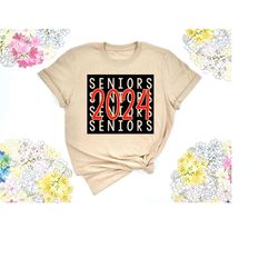 senior 2024 shirt, graduation shirt, 2024 graduation shirt, class of 2024 shirt, high school senior night shirt, school