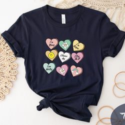 i am strong i am unique shirt gift for valentine teachers, positive affirmations shirt, cute heart candy t-shirt, inspir