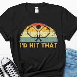 i'd hit that disc golf shirt, frisbee golf men's gift, funny frisbee t-shirt for husband, vintage disc golfer tee, fathe