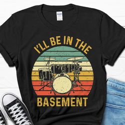 funny drummer men's tee, husband papa drumming shirt for him, drums gift for men, father's day t-shirt, grandpa drumming
