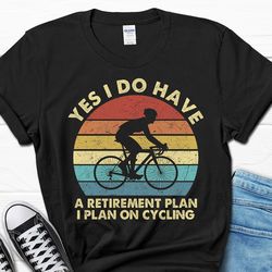 cycling grandpa shirt, bicycle riding tee for men, retired papa men's gift from wife, cyclist retirement gifts for him,