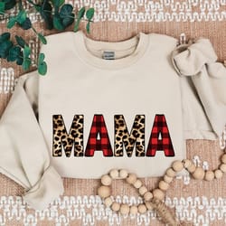 mama sweatshirt, buffalo plaid mama sweatshirt, mama hoodie, christmas mama sweatshirt, mom to be sweatshirt, mom gift s