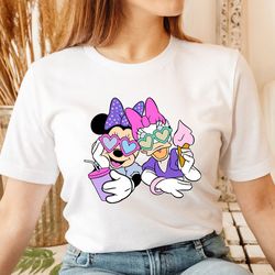 retro minnie and daisy face, best friends minnie and daisy shirt, disney tie dye shirts, best friend gift shirt, minnie