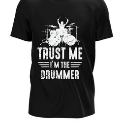 trust me i'm the drummer t-shirt, retro vintage drummer t-shirt, drummer gift, gift for drummer, rock music tee, drummer