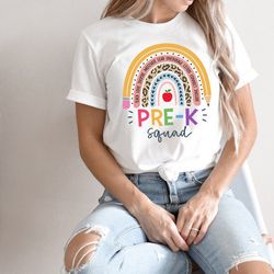 prek teacher shirts, pre k teacher shirt, pre-k teacher shirt, hello pre k, hello prek, pre-k squad, pre-k prek shirt, p