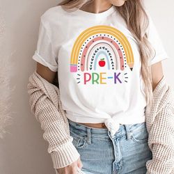 prek teacher shirts, pre-k teacher shirt, pre k teacher tshirt, hello pre-k, hello prek, pre-k squad, pre-k prek shirt,
