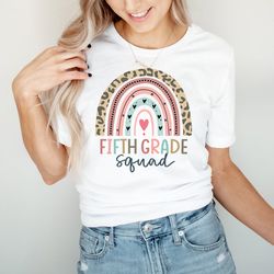 5th grade teacher shirt, 5th grade teacher shirts, 5th grade shirt, fifth grade teacher shirt, 5th grade squad, boho rai