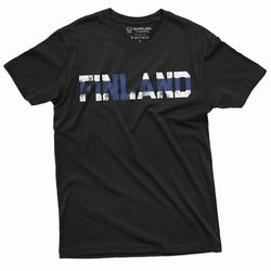 finland t-shirt suomi mens tee finnish flag coat of arms tee shirt scandinavia tshirt