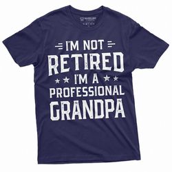 men's retirement grandpa t-shirt grandfather tee shirt papa gifts father's day birthday tee shirt