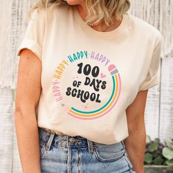 100 days of school shirt, 100 day shirt, student gift, 100th day of school celebration, student shirt, back to school sh