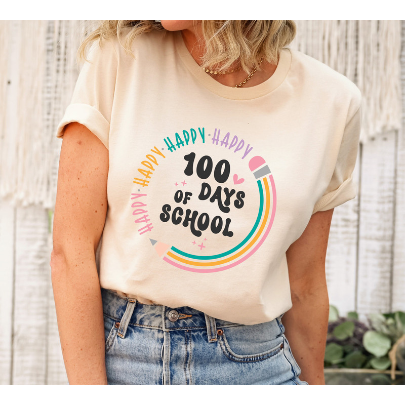 100 Days of School Shirt, 100 Day Shirt, Student Gift, 100th Day Of School Celebration, Student Shirt, Back to School Shirt,Gift For Teacher.jpg