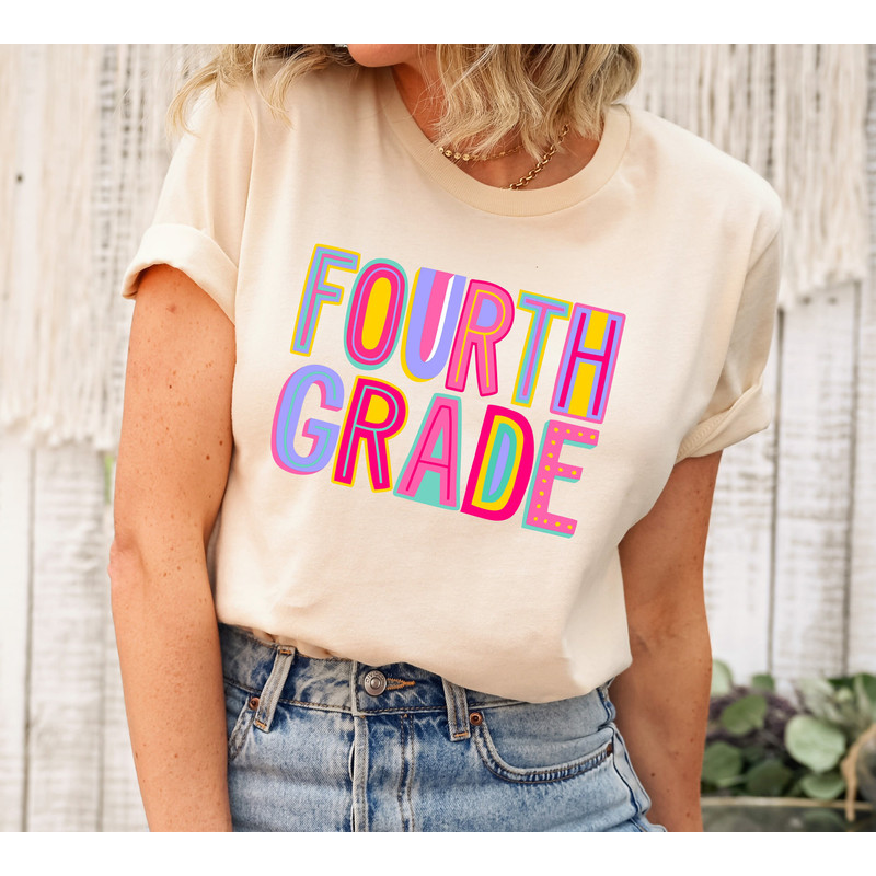 4th Grade Shirt, Fourth Grade Rainbow Shirt, 4th Grade Squad Shirt, Fourth Grade Squad Shirt, Fourth Grade Shirt, Fourth Grade Is Groovy Tee.jpg