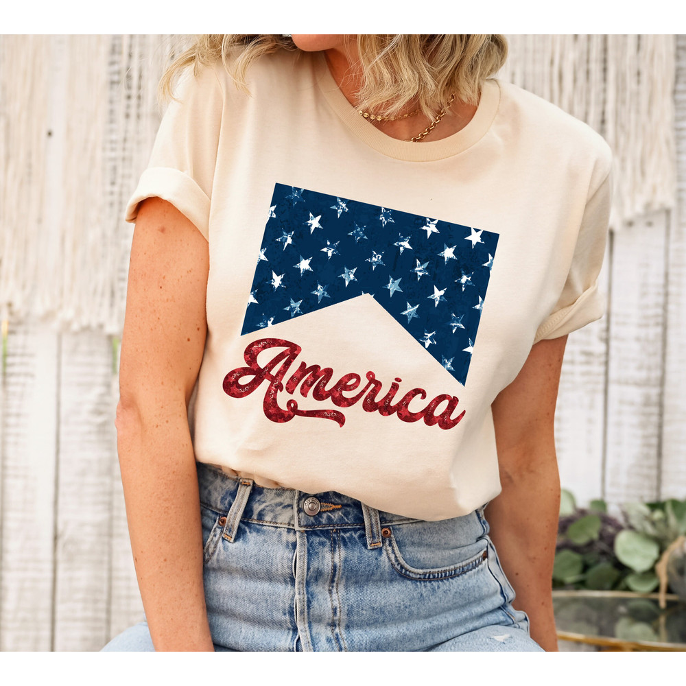 4th Of July Shirt, USA shirt, Retro America Shirt, Fourth Of July, Patriotic USA Gift, USA Flag Shirt, Red White and Blue, America Tee.jpg