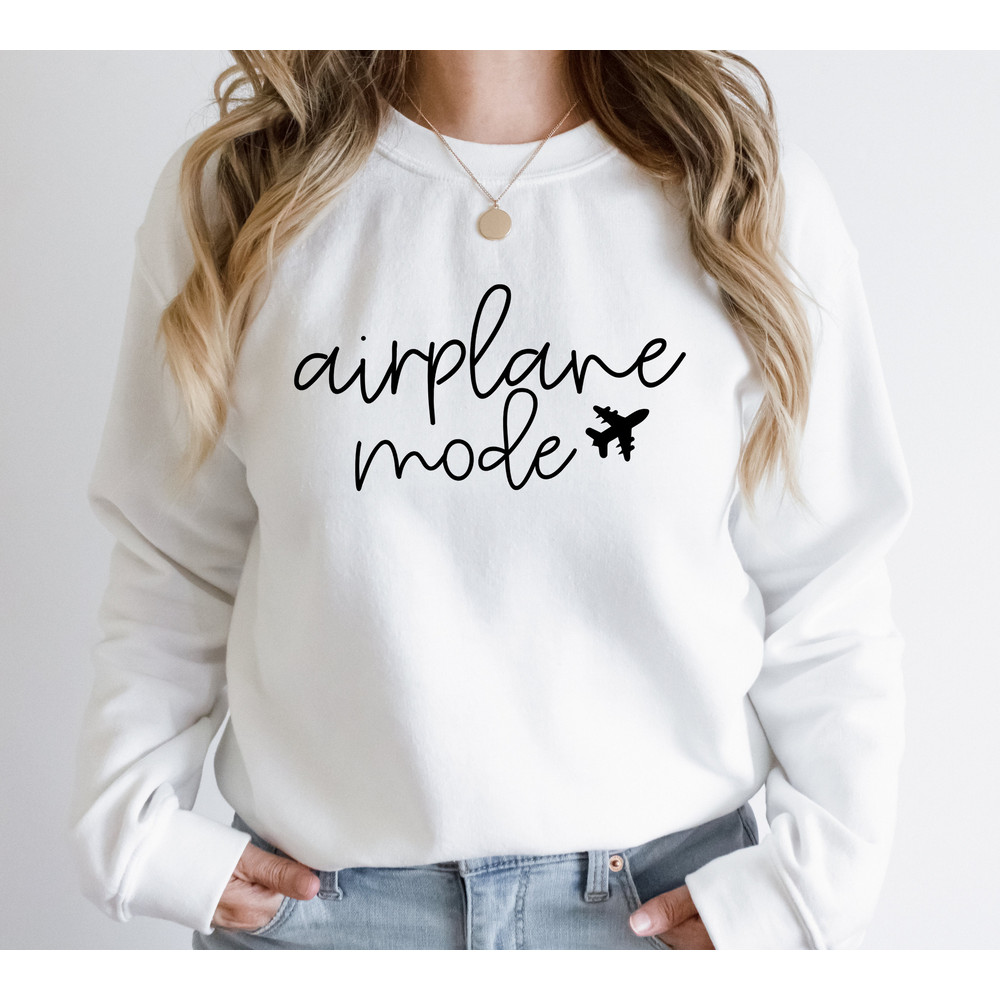Airplane Mode Sweatshirt, Leopard Airplane Sweatshirt, Travel Shirt, Gift for Traveler, Adventurer Gift, Travel Sweatshirt, Adventurer Gift.jpg