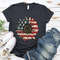 America Sunflower Shirt, USA Flag Flower T Shirt, Gift For American, 4th Of July Flag Graphic T-Shirt, Freedom TShirt, Independence Shirt.jpg