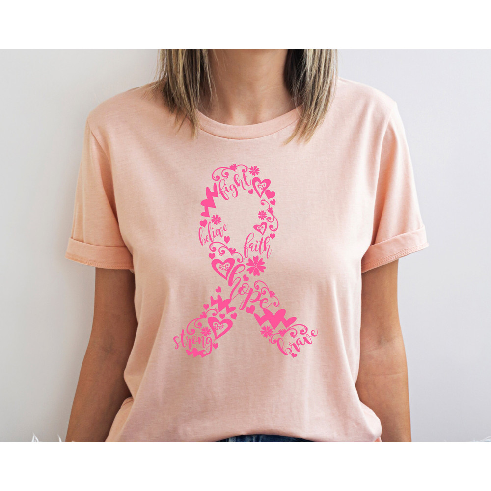 Cancer T Shirt, Cancer Warrior T-Shirt, Breast Cancer Shirt, Stronger Than Cancer, Cancer Survivor T-Shirt, Cancer Tee, Cancer Awareness Tee.jpg