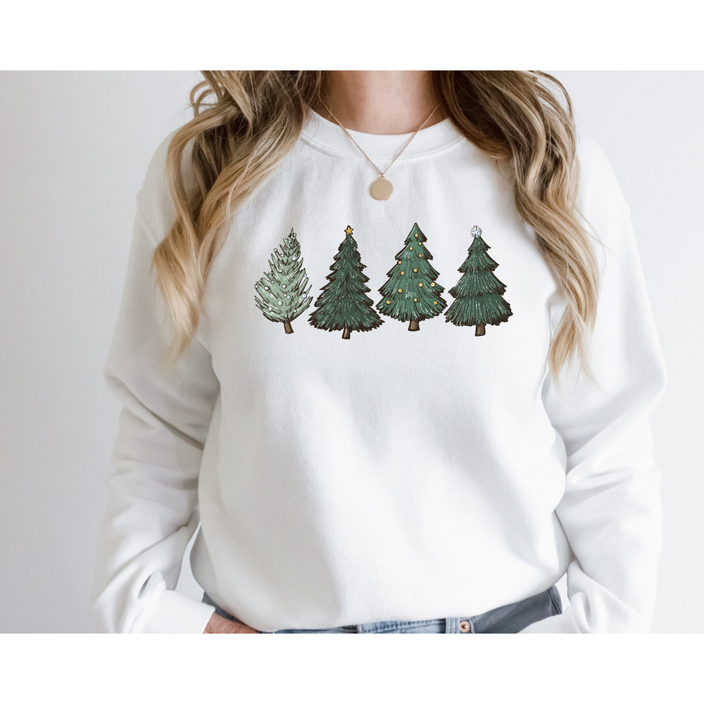 Chritmas Trees Sweatshirt, Merry Christmas Sweatshirt, Cute Chritmas Trees Sweatshirt, Christmas Sweatshirt, Retro Christmas Sweatshirt,Gift.jpg
