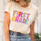 First Grade Shirt, Hello First Grade Shirt, Back To School Shirt, Hello First Grade Rainbow Shirt, First Grade Teacher Shirt,1st Grade Shirt.jpg