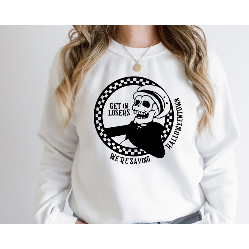 Get In Losers We're Saving Halloweentown Sweatshirt, Halloweentown Sweatshirt, Vintage Halloween Sweatshirt, Halloween Gift, Halloween Town.jpg