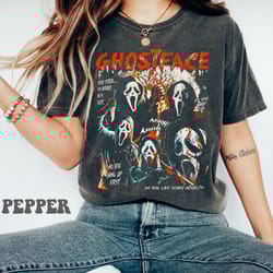 ghost face halloween shirt, ghost face lover shirt, halloween ghostface tshirt, spooky halloween ghost tee, halloween ki