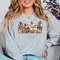 Gingerbread Christmas Coffee Sweatshirt, Christmas Coffee Sweatshirt, Coffee Lover Gift, Latte drink Crewneck,Women Holiday Sweater,Xmas Tee 1.jpg