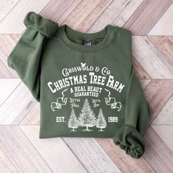griswold christmas sweatshirt, christmas tree farm sweatshirt, griswold co sweater, family vacation ,xmas family christm