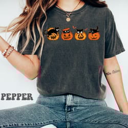 halloween cat shirt, halloween shirt, cat sweatshirt, cat ghost shirt, pumpkin shirt, cat lover shirt,black cat shirt,sp