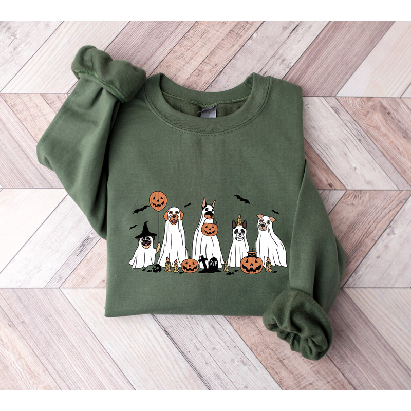 Halloween Dog Sweatshirt, Ghost Dog Shirt, Halloween Sweatshirt, Halloween Sweater,Retro Halloween Tee, Retro Spooky Season,Ghost Sweatshirt.jpg