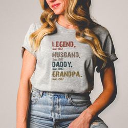 legend husband daddy grandpa shirt gift for grandpa husband shirt fathers day gifts for grandpa tee dad gift shirt best