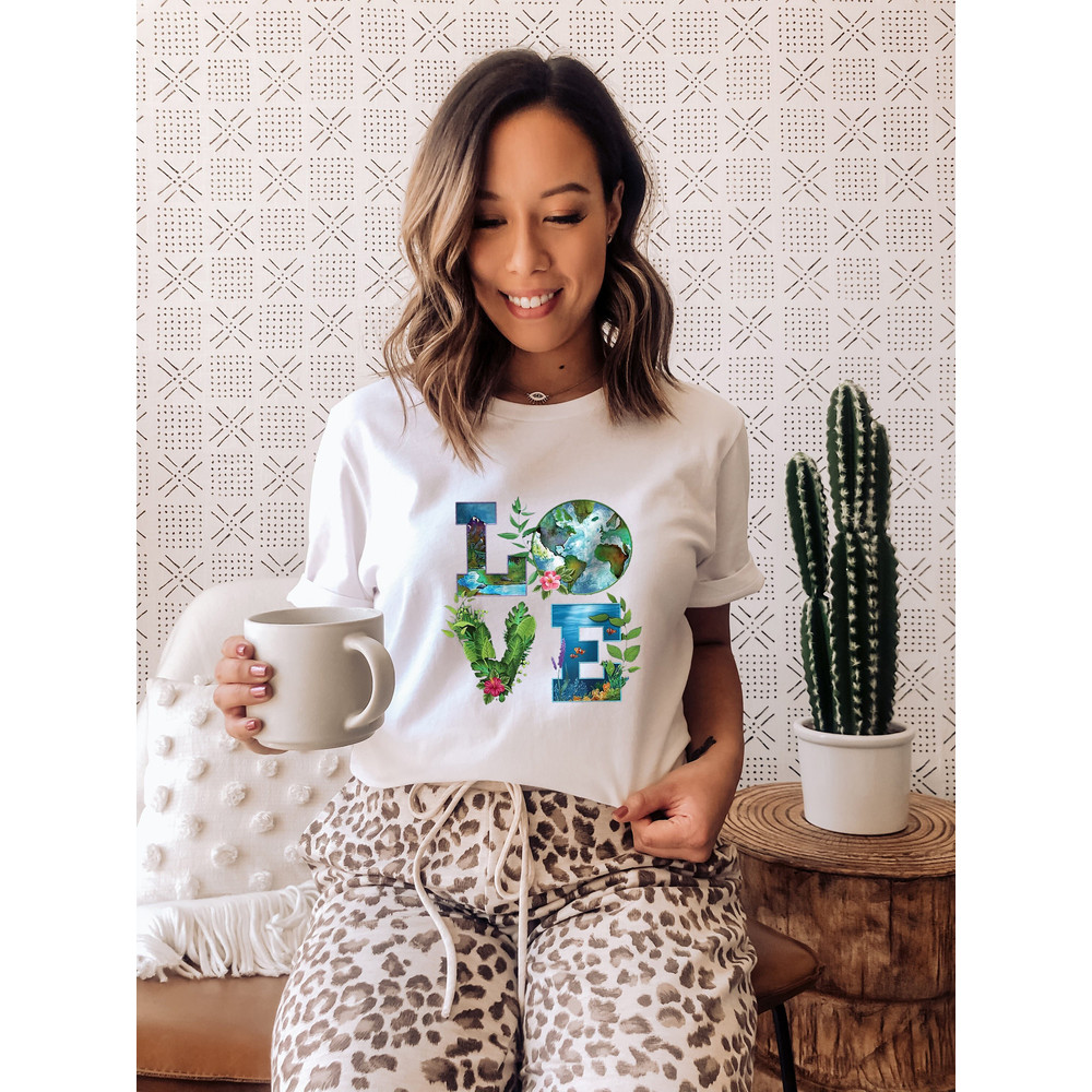 Love Earth Tee, Mother Earth Tee, Climate Change, Nature Lover Shirt, Activist Shirt, Save the Earth Day Shirt, Environmental Shirt 1.jpg