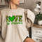 Love St Patrick's Day Shirt, Cute St Patrick's Day Sweatshirt, Shamrock Shirt, Patrick's Green Shirt, Love With Shamrock Shirt, Irish Shirt.jpg