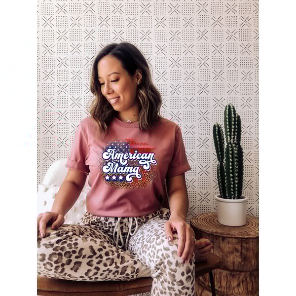 Mama American Shirt, Red White and Blue Mama Shirt, Independence Day Shirt, Patriotic Gift for Mama,Stars and Stripes Mom Shirt, 4th Of July.jpg