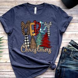 merry christmas shirt, women christmas shirt, cute christmas shirt, women holiday shirt, christmas tree design shirt, ch