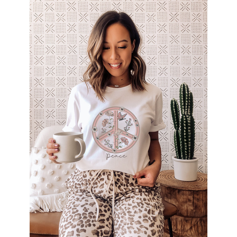Peace Shirt, Peace Sign Shirt, Peace Symbol, Ladies Apparel, Inspirational Tee, Kindness Outfit, Love, Equality, Inclusion, Hope, Diversity.jpg