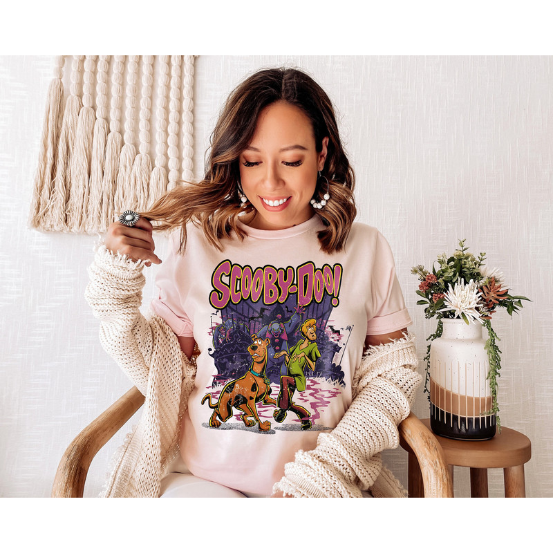 Scooby Doo Halloween Shirt Vintage Scooby Doo Shirt Halloween Shirt Horror Movie Shirt Halloween Party Shirt Halloween Gifts Trick or Treat.jpg