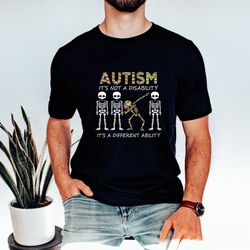 skeleton autism shirt, autism awareness shirt, be kind shirt, puzzle shirt, neurodiversity shirt, inclusion shirt, adhd