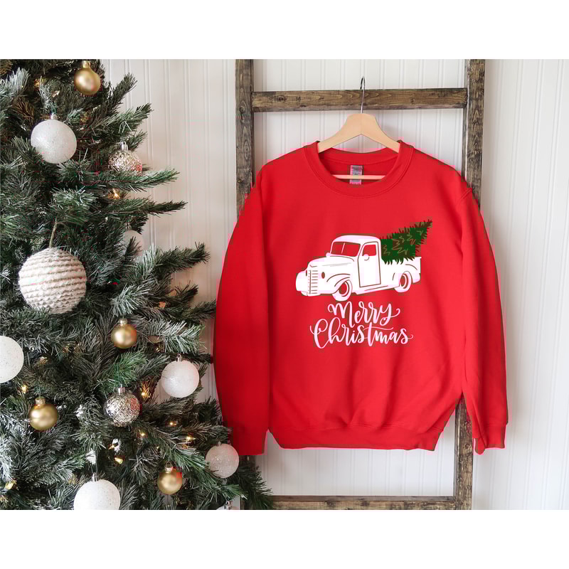 Merry Christmas Truck Sweatshirt-Hoodie Christmas Gift Merry Christmas Sweatshirt Christmas Hoodie Gift Sweatshirt-Hoodie New Year.jpg