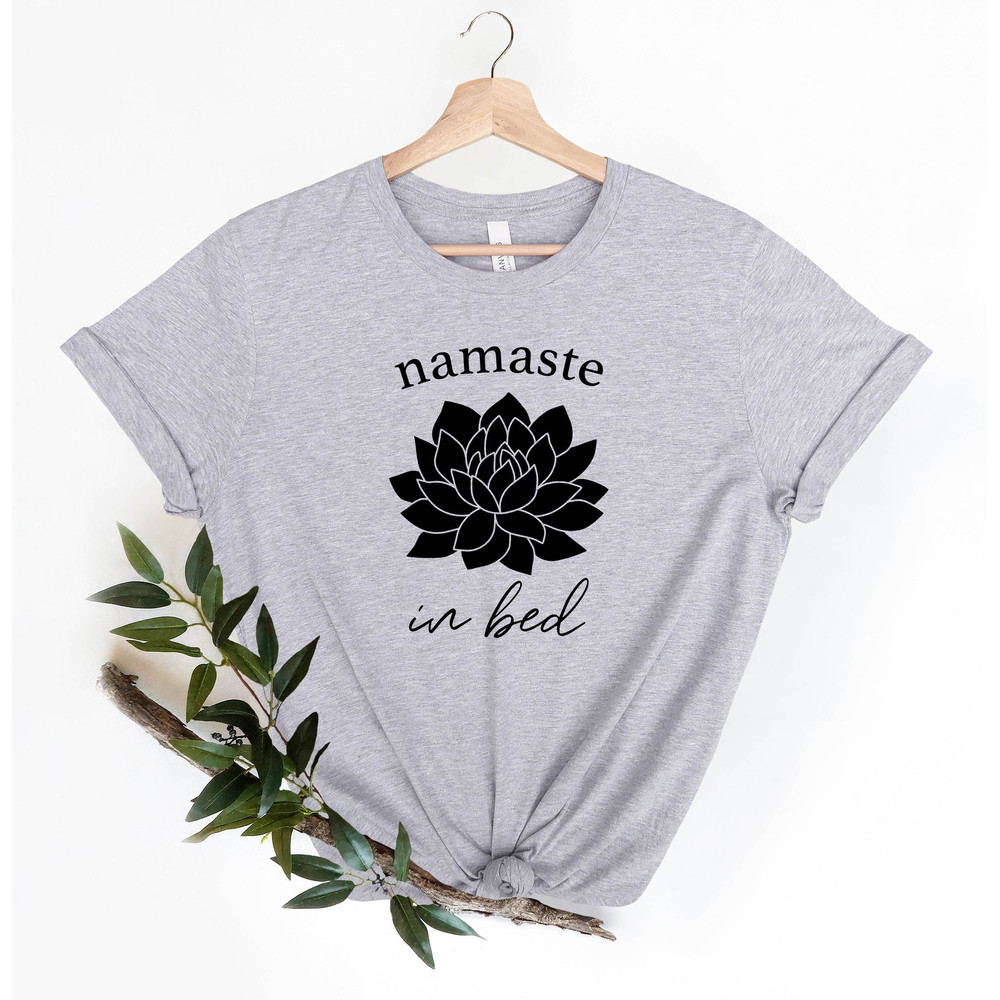 Namaste Lotus Shirt, Yoga Shirt, Lotus Shirt, Meditation Shirt, Namaste T Shirt, Yoga Lover Gifts, Gift For Mom, Mom Shirt, Women Yoga Shirt.jpg