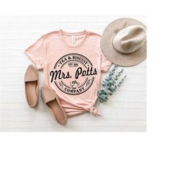 mrs. potts tea & biscuit company shirt, beauty and the beast shirt, disney princess shirt, disney shirt, disneyland trip